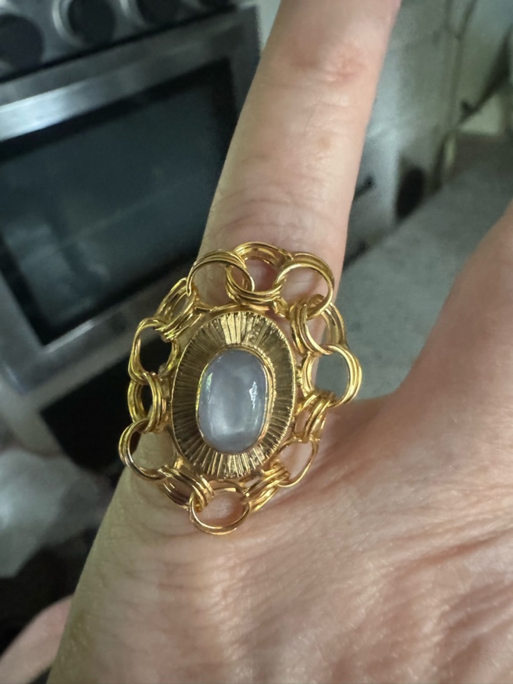 14K Ring With Star Sapphire
